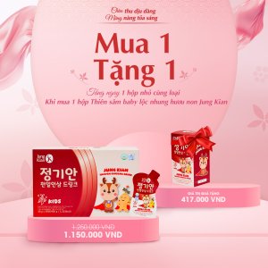 Thiên sâm baby lộc nhung hươu non Jung Kian - CTKM T10