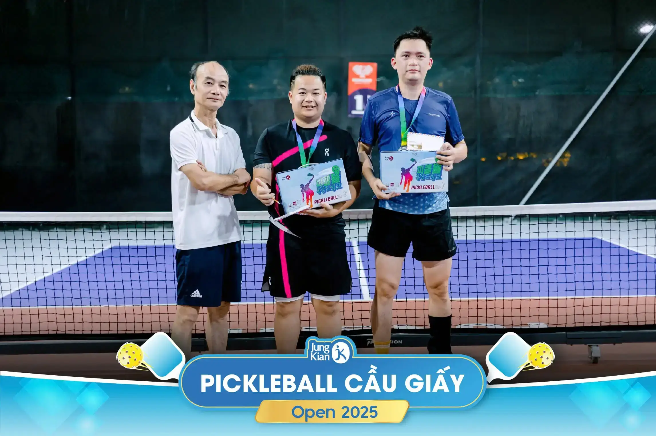 Jung Kian đồng hành cùng Giải đấu Pickleball CLB Cầu Giấy – Chào mừng 30/4