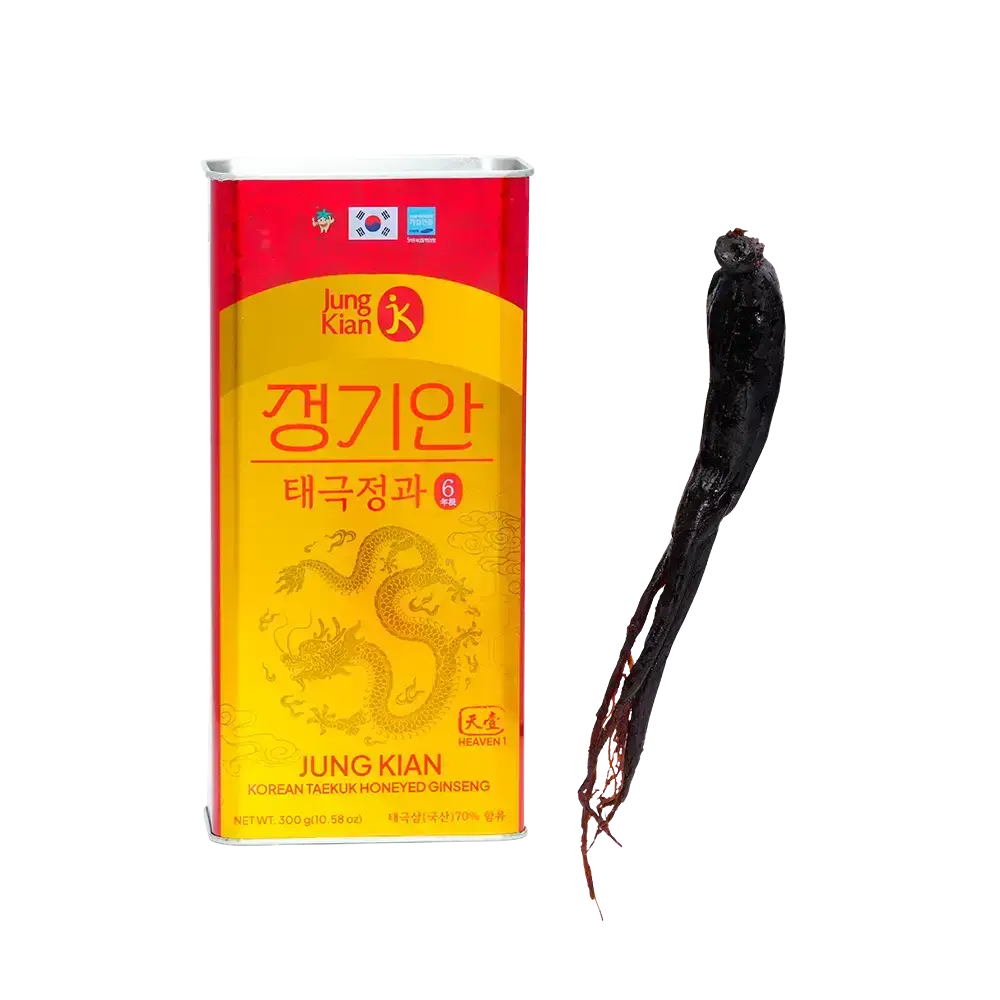 Thiên sâm tẩm mật ong Jung Kian Premium – 300g (6 củ)
