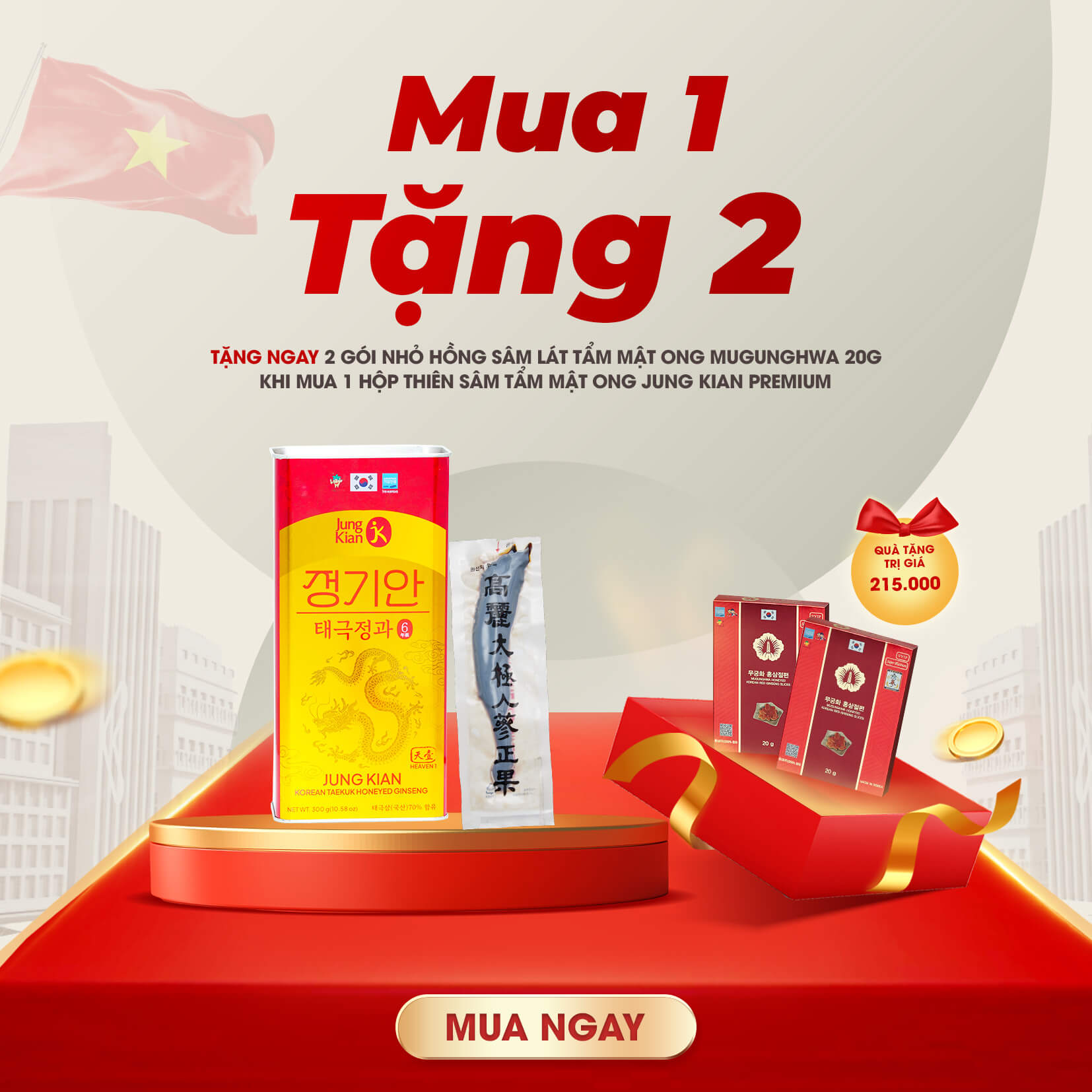 Sản phẩm thích hợp để biếu tặng người lớn tuổi, hỗ trợ bồi bổ sức khỏe, tăng sức đề kháng và tuần hoàn máu