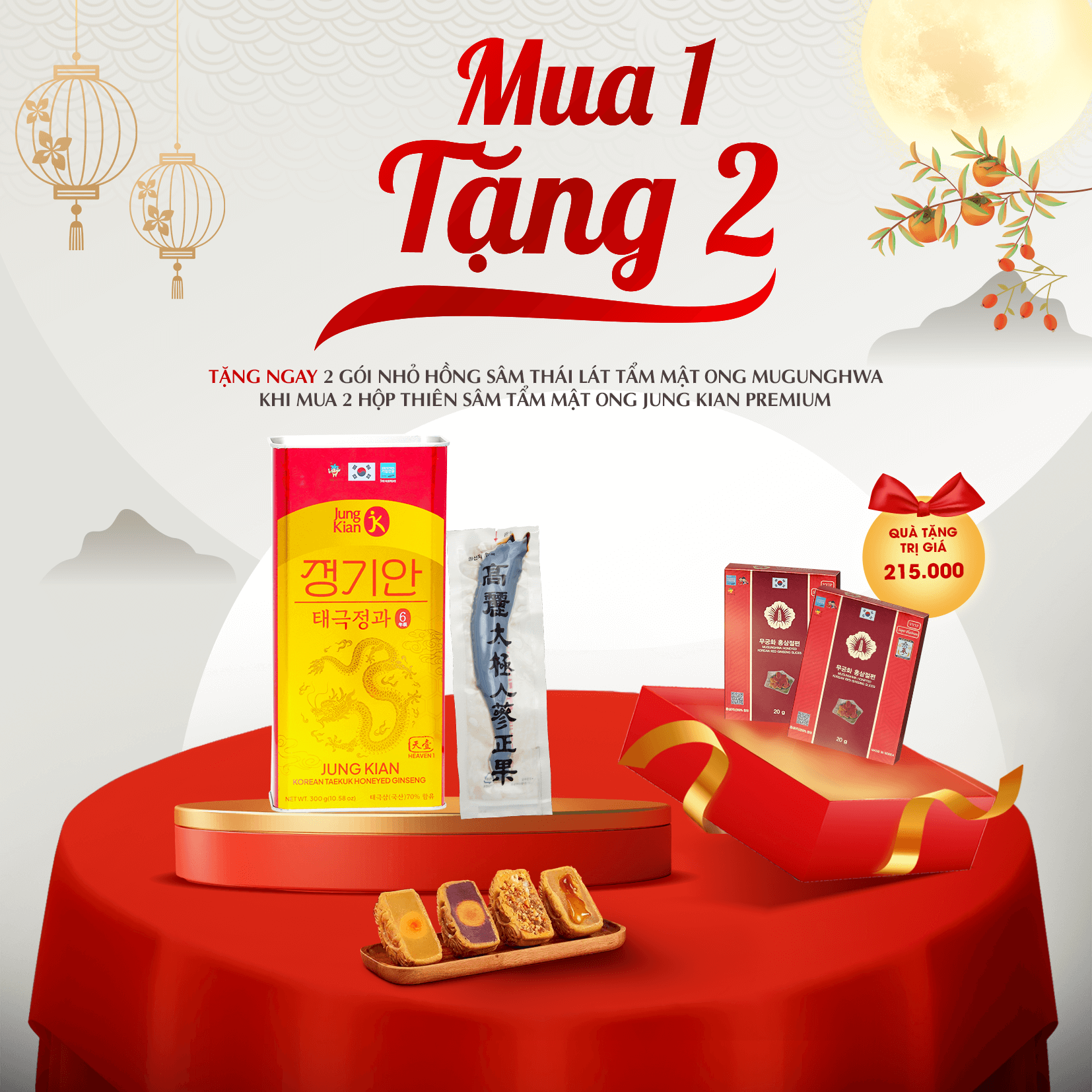Mua 1 hộp Thiên sâm tẩm mật ong – Nhận quà tặng gấp đôi cho sức khỏe