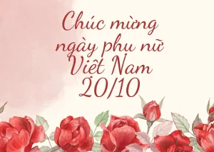 Ngày phụ nữ Việt Nam 20/10
