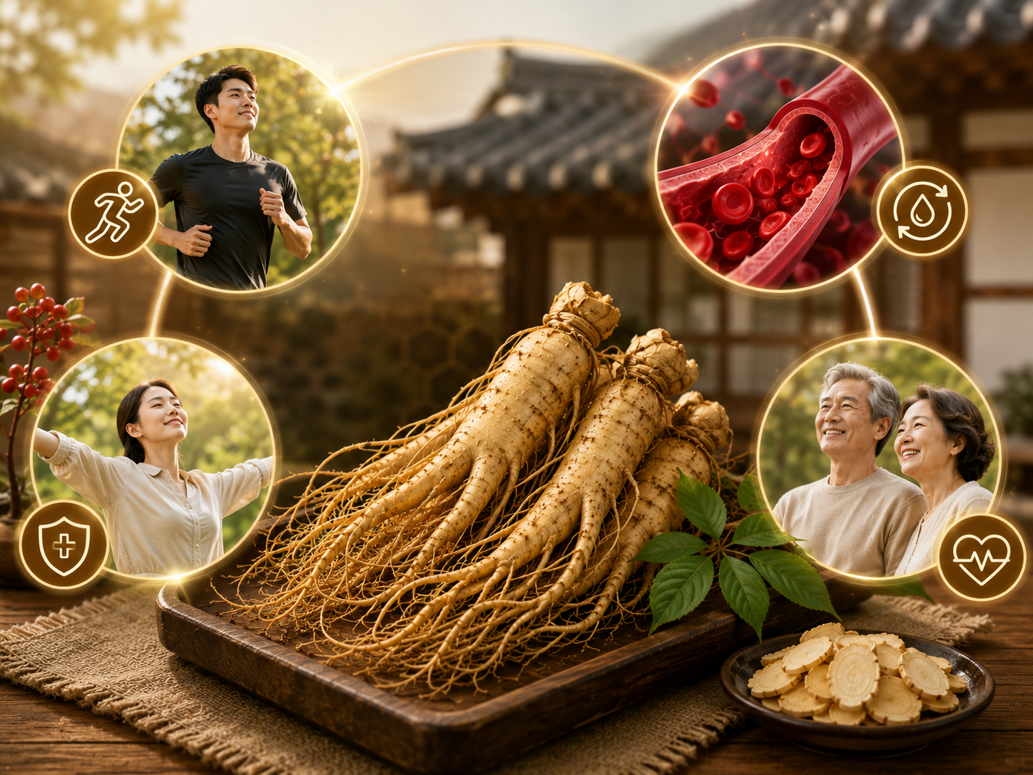 Người Hàn Quốc sử dụng sâm để bồi bổ sức khỏe mỗi ngày