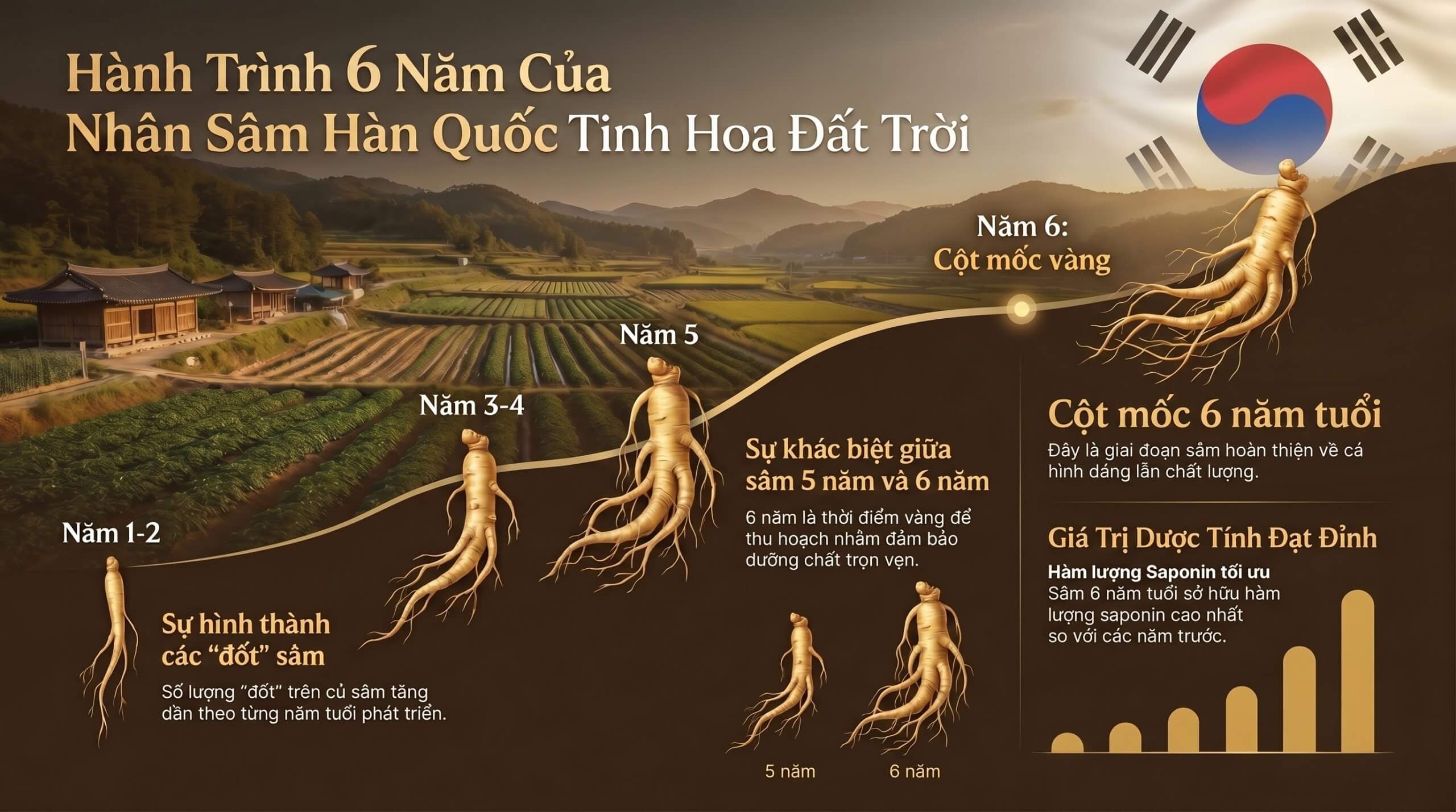 Hành trình phát triển của Sâm Hàn Quốc