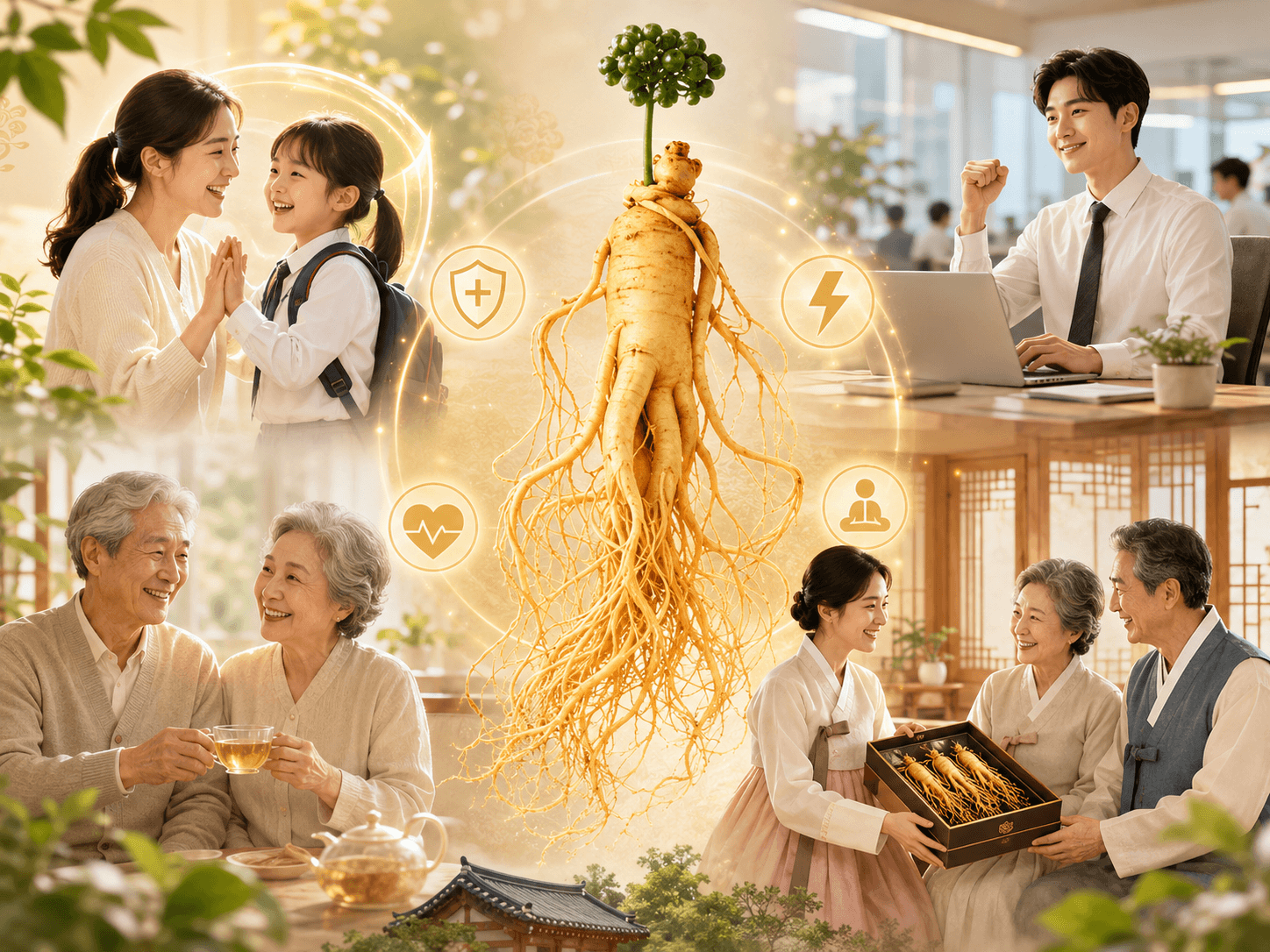 Nhân sâm Hàn Quốc được coi là nét đẹp trong văn hóa dưỡng sinh của xứ sở Kim Chi