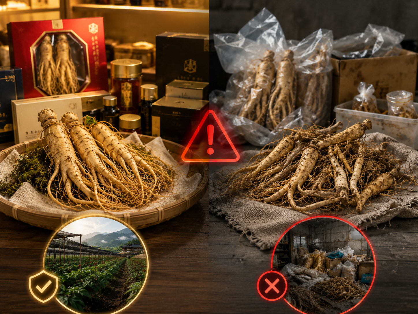 Thị trường Sâm biến động bởi nhiều sản phẩm không rõ nguồn gốc
