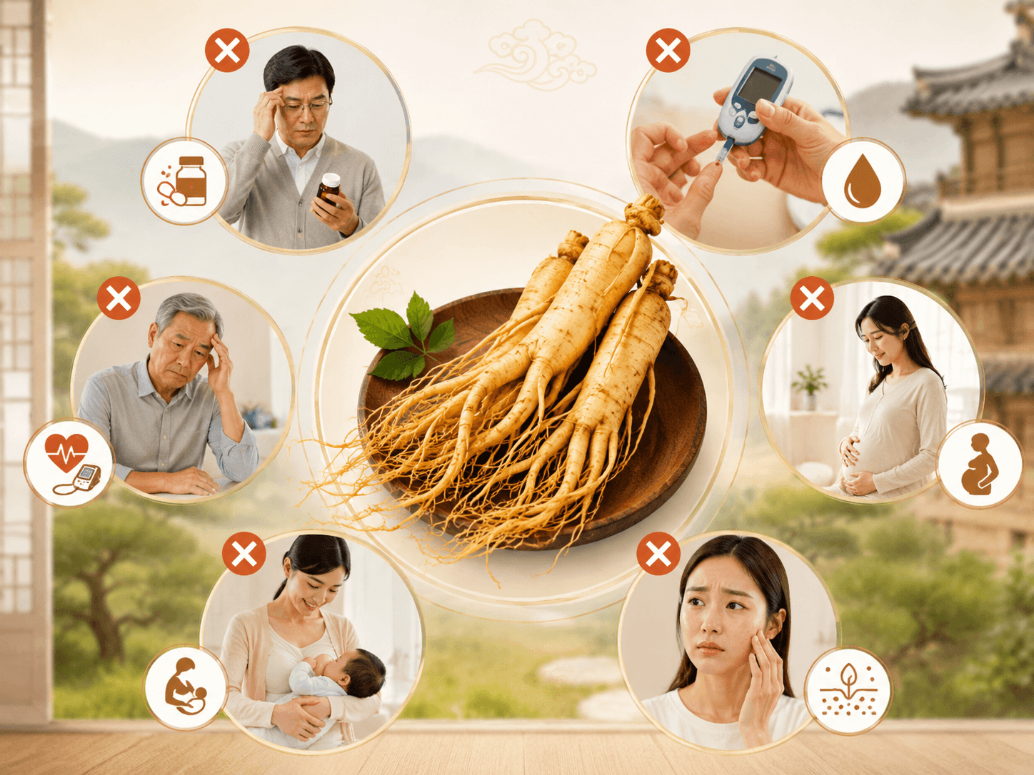 Một số đối tượng không nên dùng Sâm Hàn Quốc