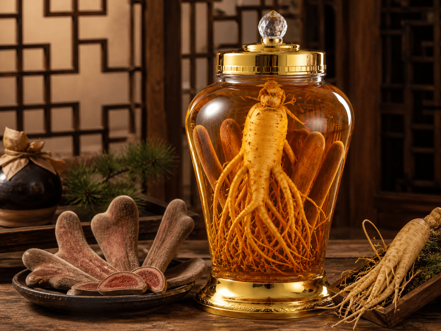 Rượu Sâm ngâm Nhung hươu được đánh giá là dòng rượu ngâm có tính bổ dưỡng khá mạnh