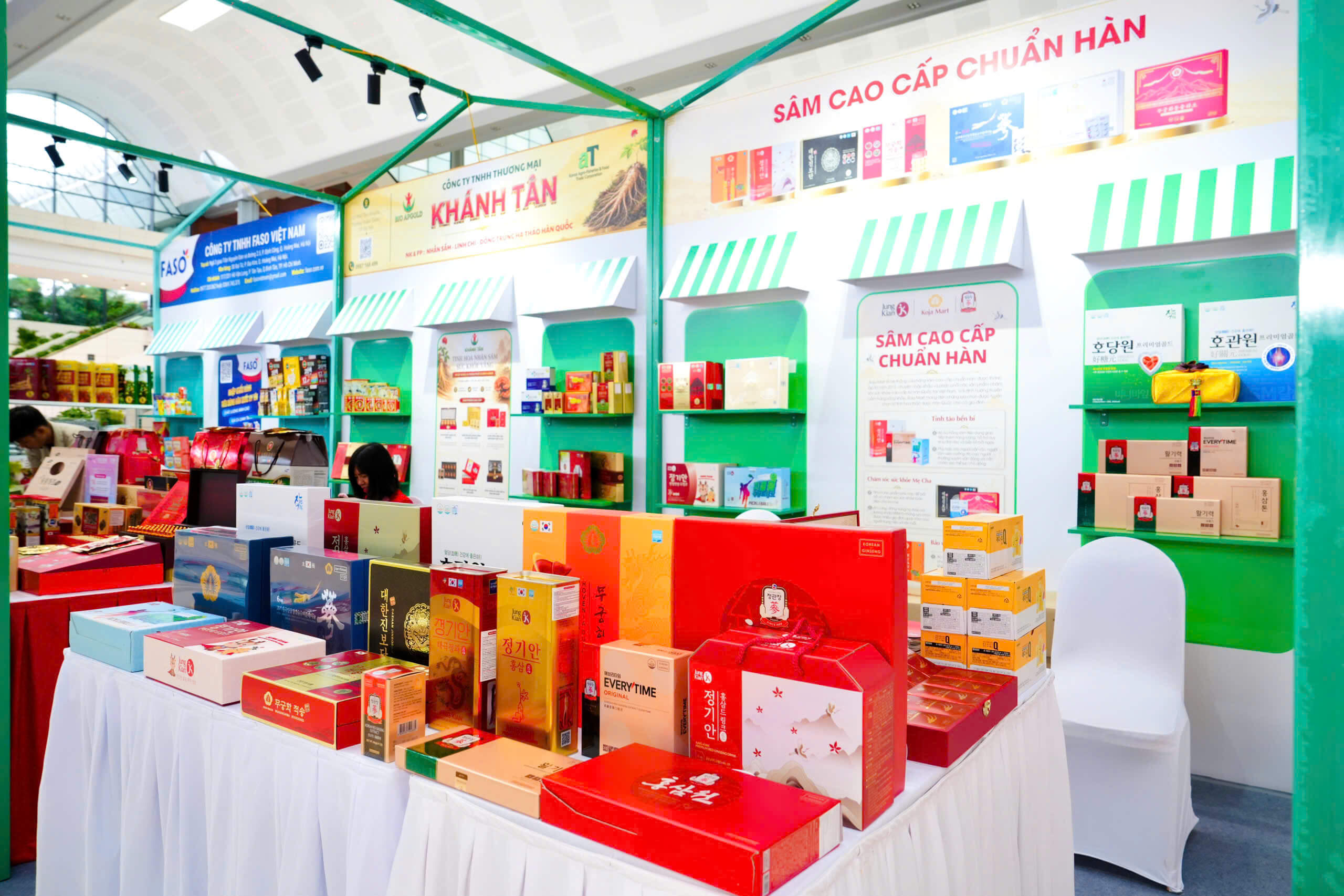Gian hàng Jung Kian xuất hiện tại Asean K-food 2026