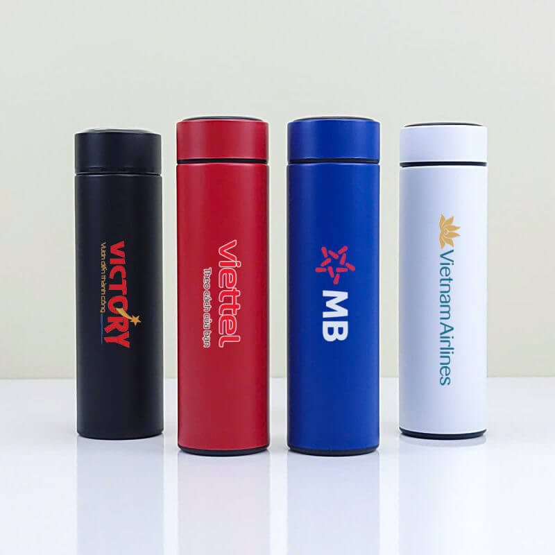 Bình giữ nhiệt in logo là món quà xu hướng hiện đại