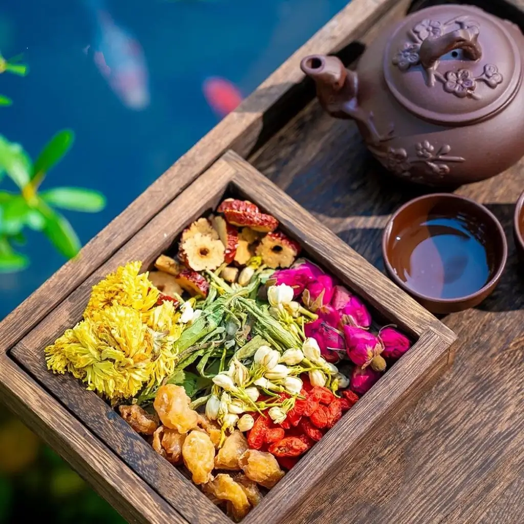 Set trà hoa quà tặng