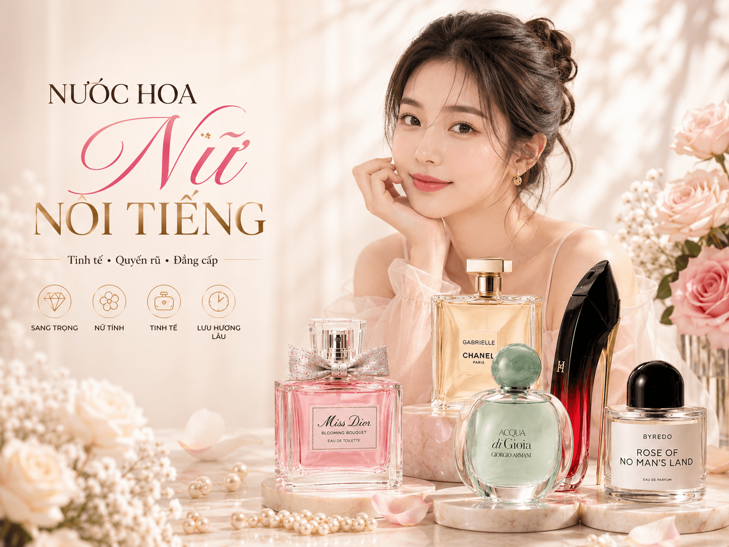 Nước hoa là món quà tinh tế nhẹ nhàng cho sếp hiện đại
