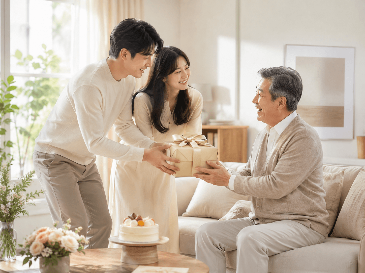 Bố vui khi con cái quan tâm đến sở thích của mình
