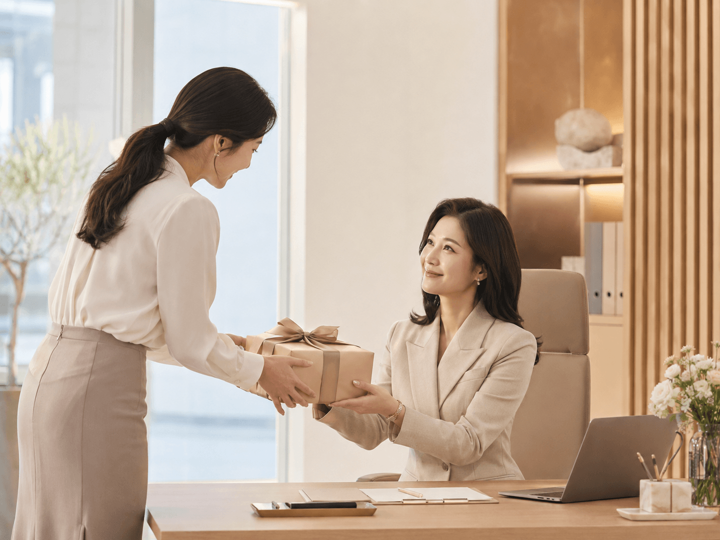 Tặng quà công nghệ cho sếp nữ