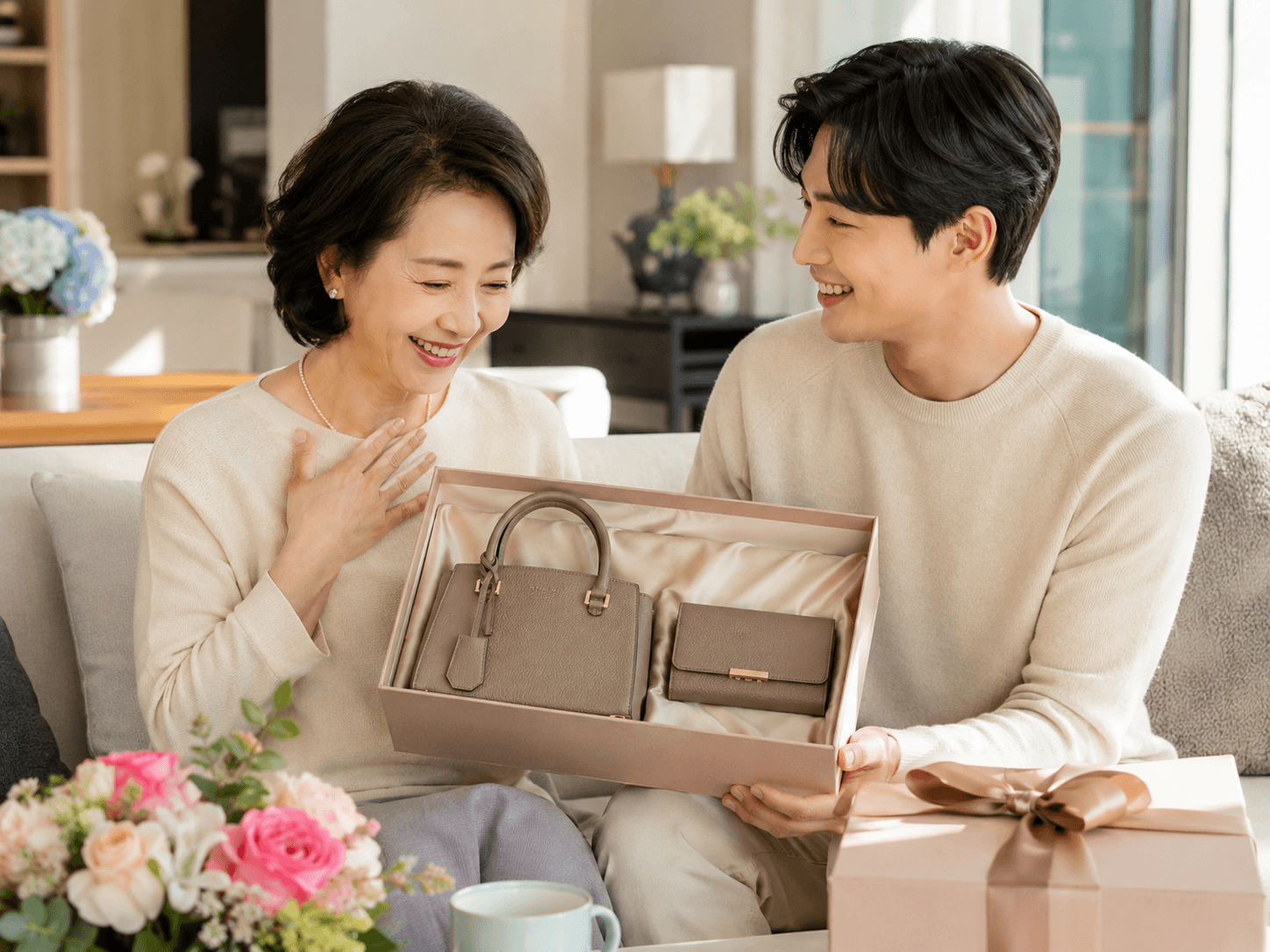 Túi xách ví da phù hợp làm quà tặng sếp nữ