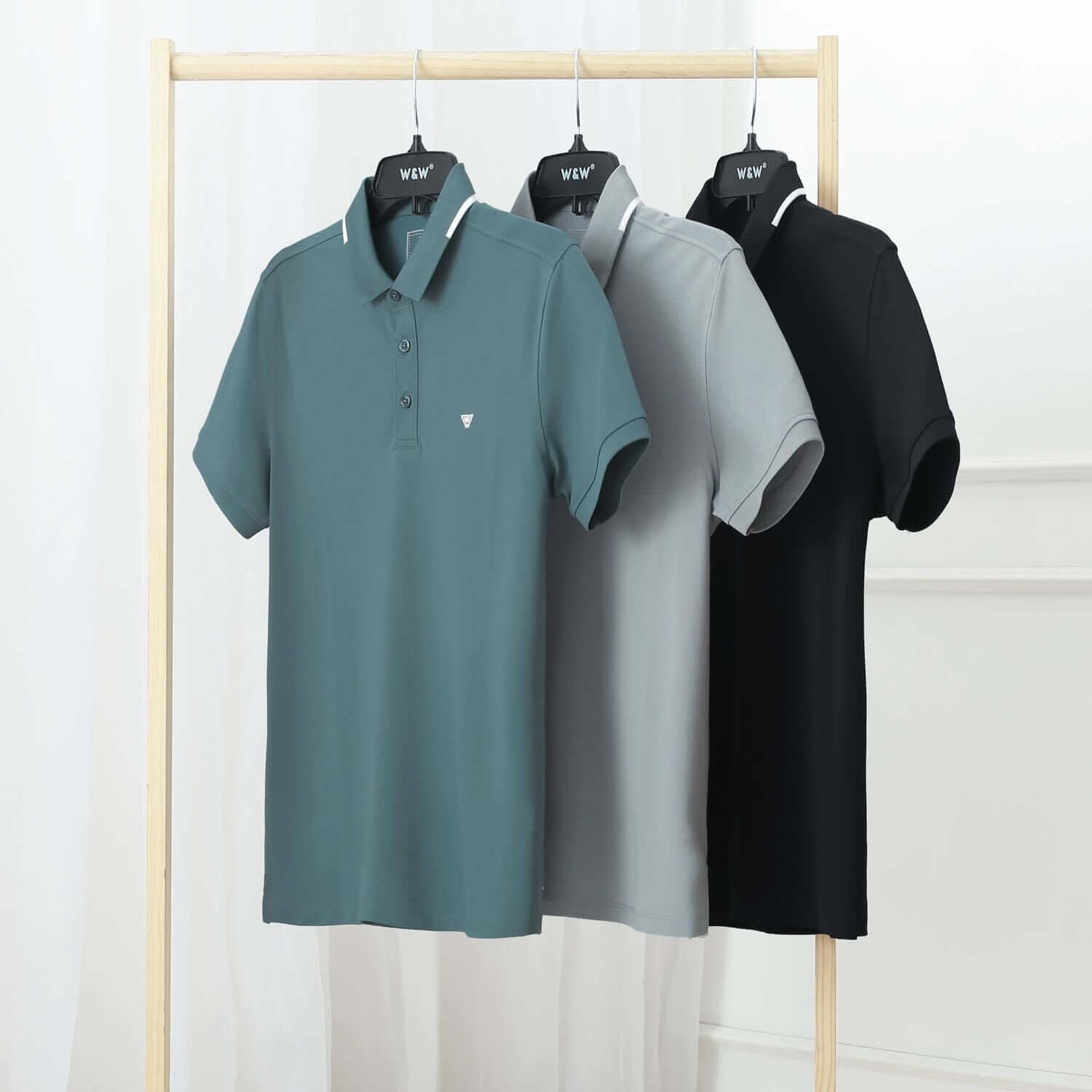 Áo polo thanh lịch mẫu mã đơn giản phù hợp với đa số nam giới