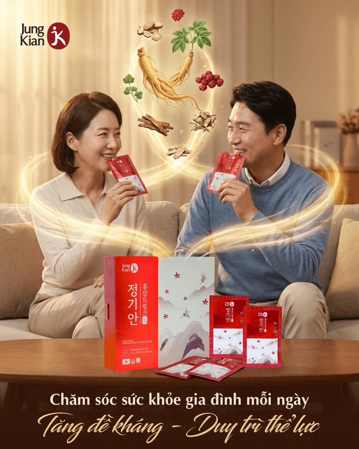 nước uống hồng sâm