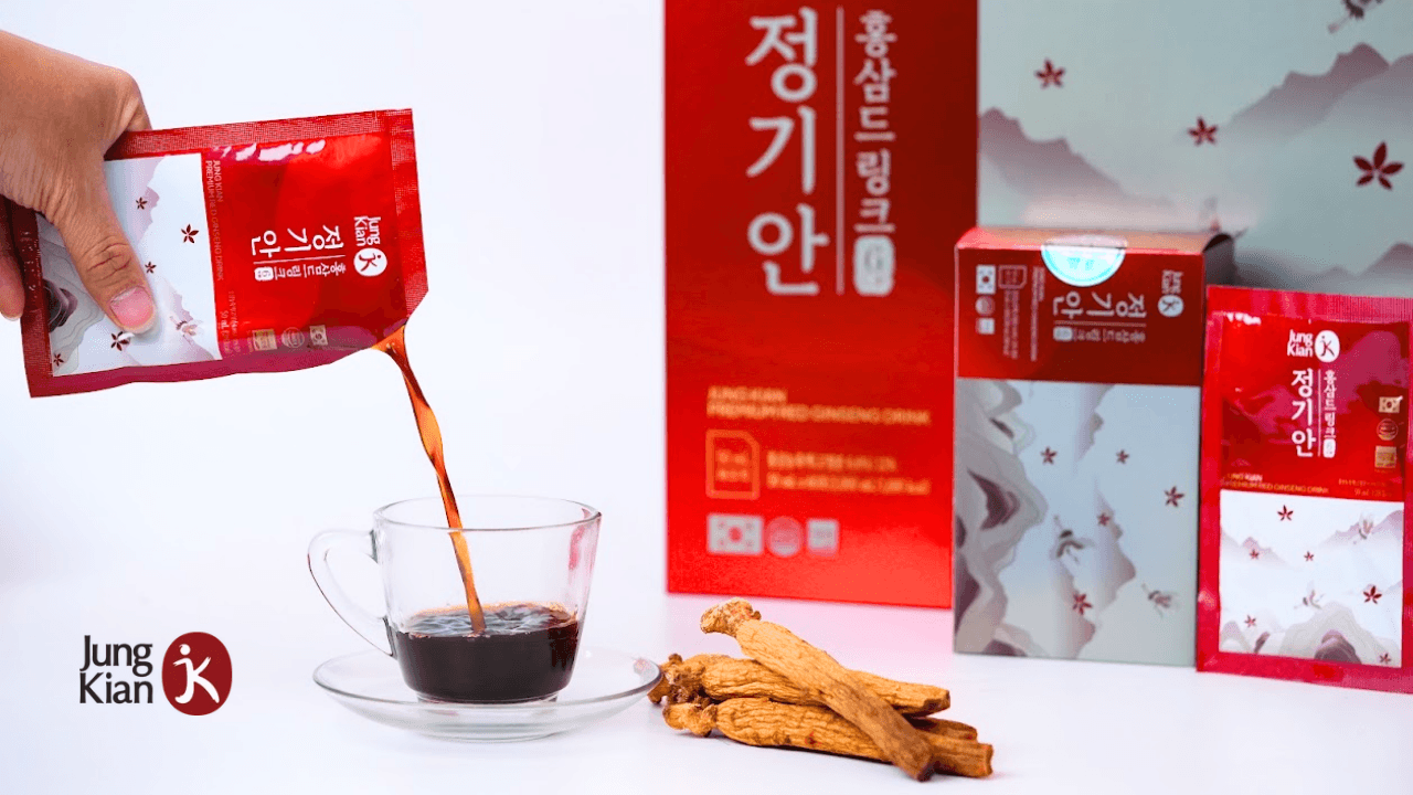 nước uống hồng sâm