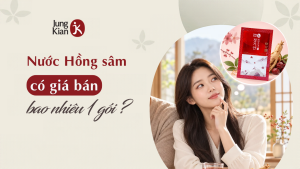 giá nước hồng sâm