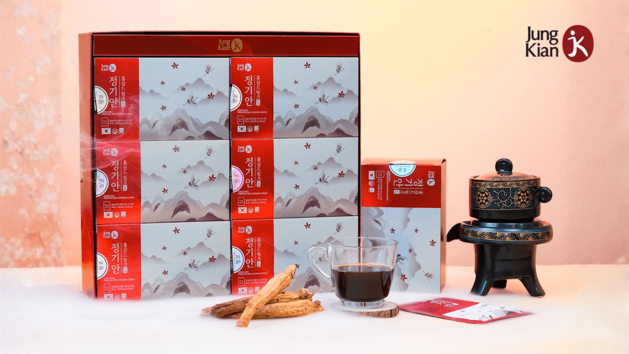 nước uống hồng sâm